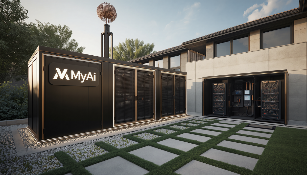 MyAi Energy Vault installed on a private estate