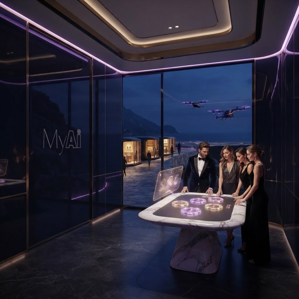 MyAi closed-loop entertainment lounge