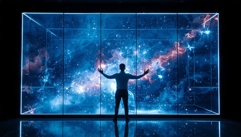 MyAi nVizion immersive infinite display wall