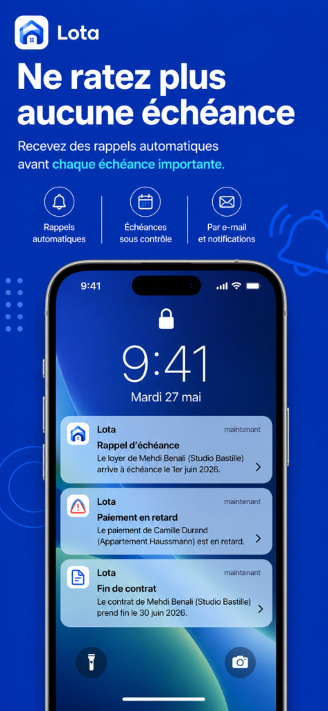 Rappels & notifications