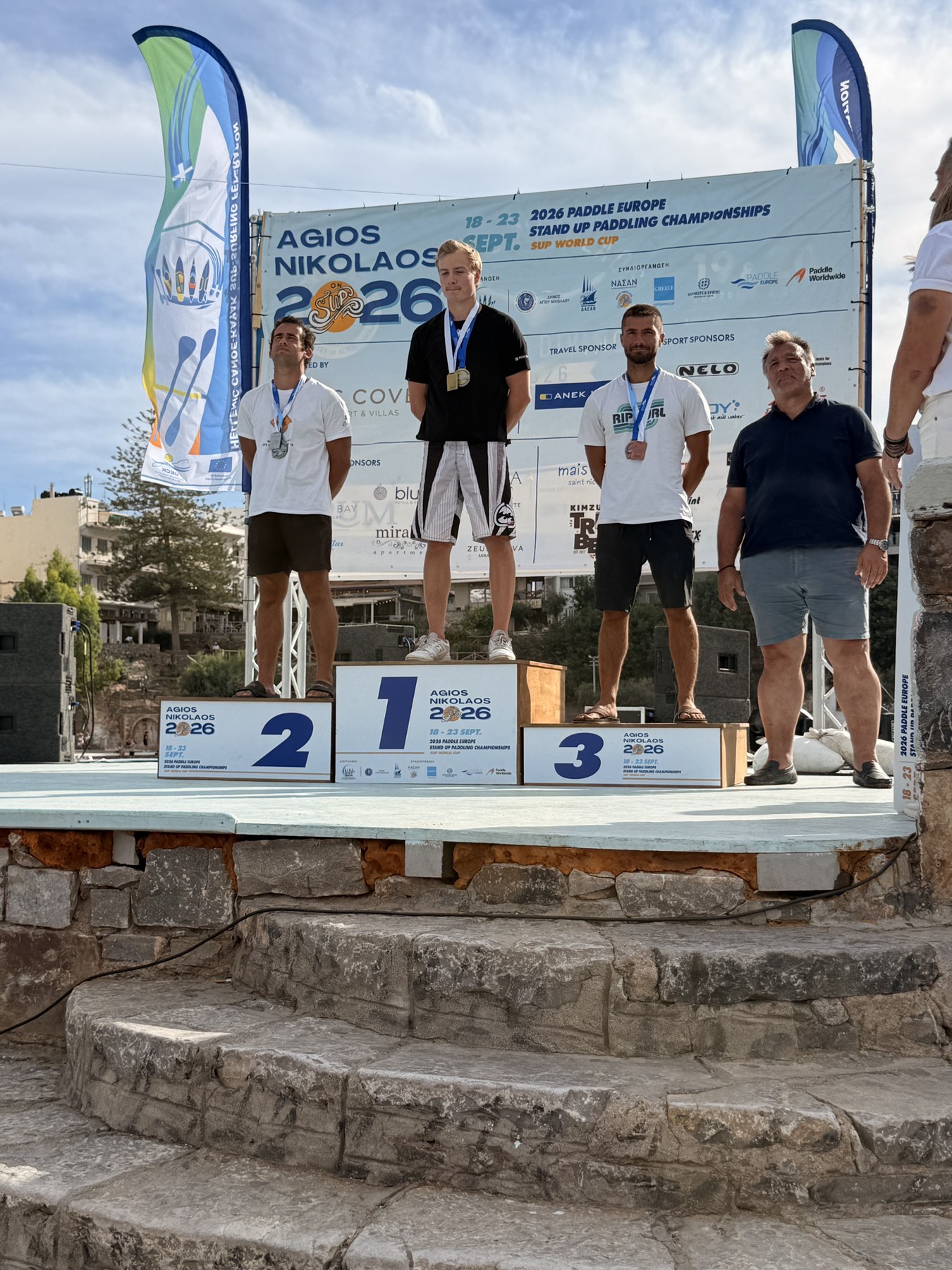 Η απονομή των μεταλλίων στο Agios Nikolaos on SUP 2026