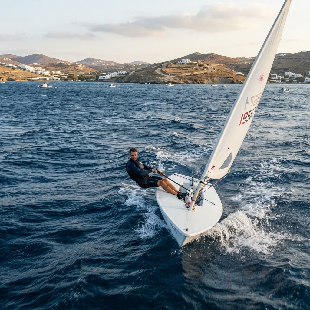 Πλεύση downwind με ILCA: ταχύτητα και έλεγχος