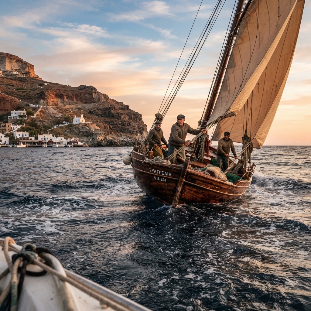The history of sailing in Greece