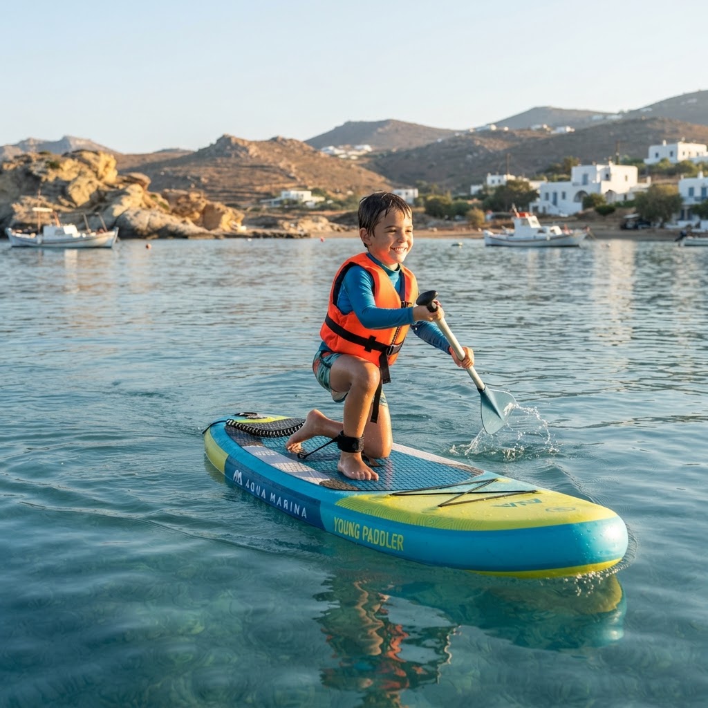 SUP για παιδιά: ηλικίες, οφέλη και ασφαλής εκκίνηση