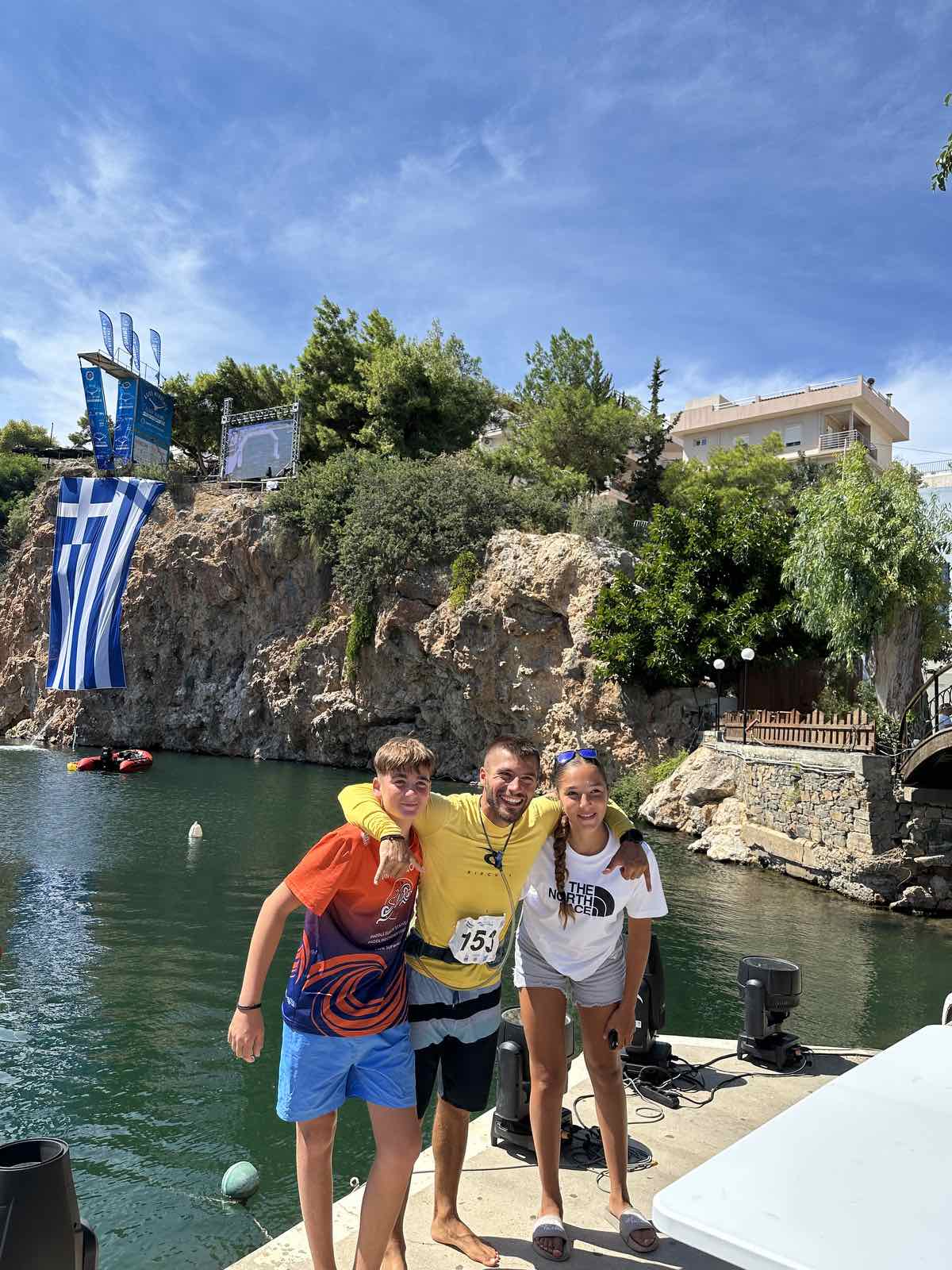 Αθλητές του ΝΟΑΣ στον Άγιο Νικόλαο