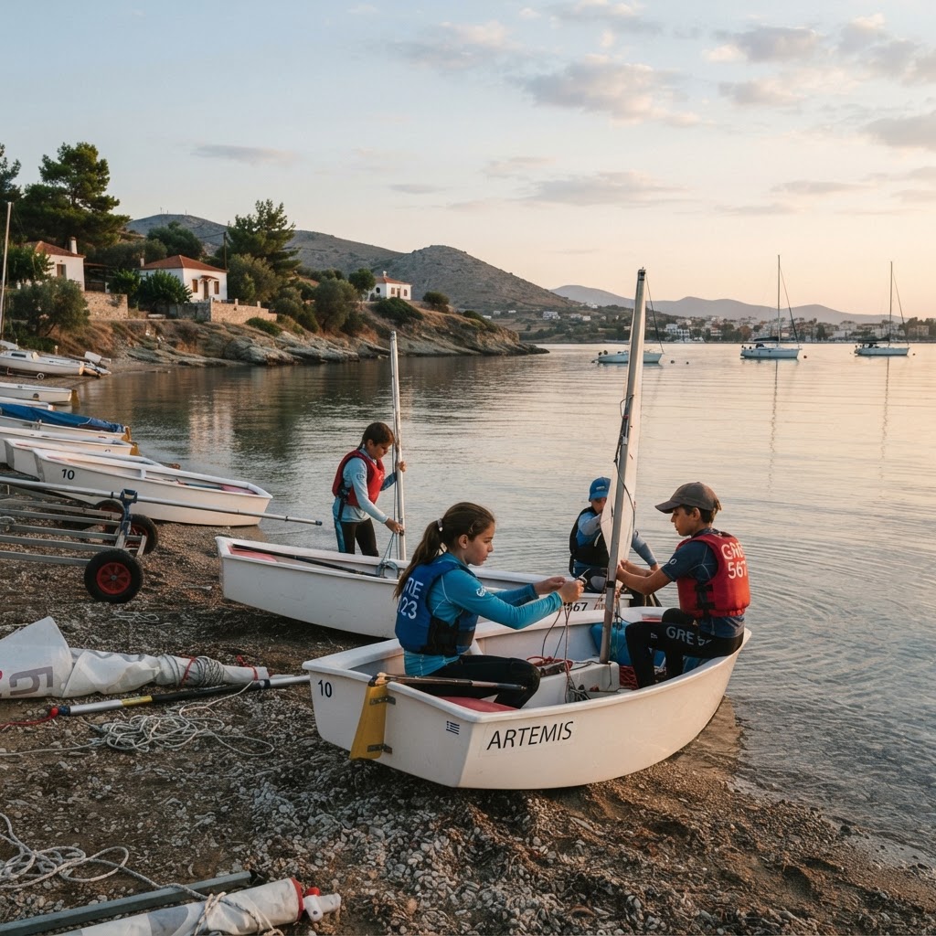 Optimist στην Αρτέμιδα: πού και πώς