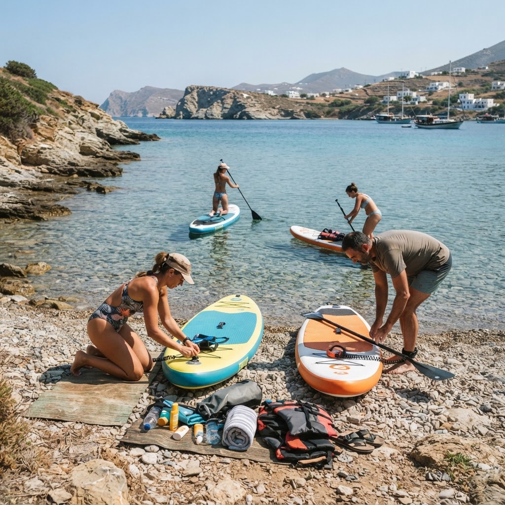 Ασφάλεια στο SUP: οι κανόνες πριν μπεις στο νερό