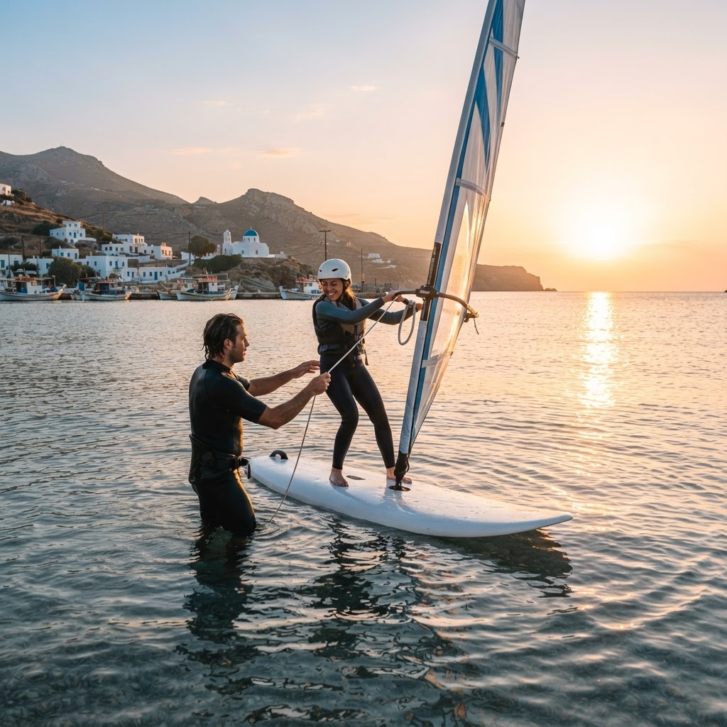 Windsurfing: πλήρης οδηγός για αρχάριους