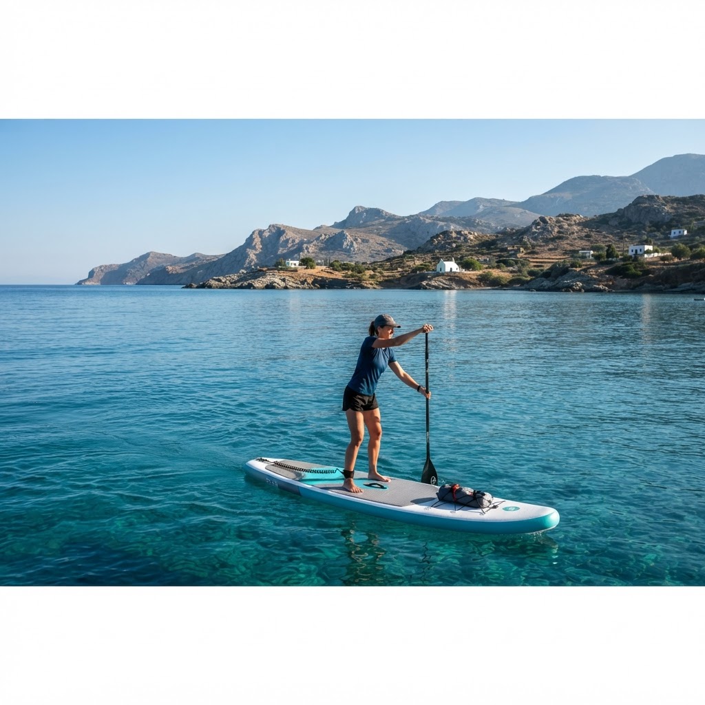 SUP touring στον Νότιο Ευβοϊκό: διαδρομές και προετοιμασία