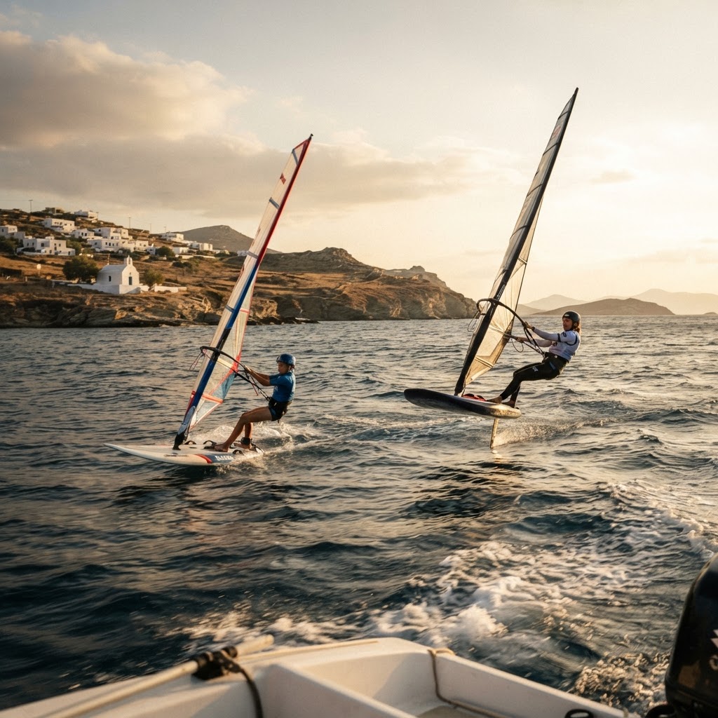 From Techno 293 to iQFOiL: The Olympic journey of windsurfing