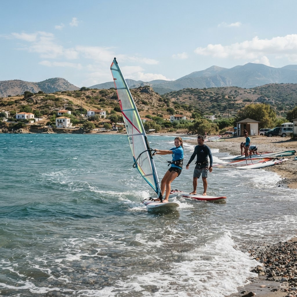 Windsurfing in Artemis: Why the South Euboean Gulf is the Ideal Learning Spot