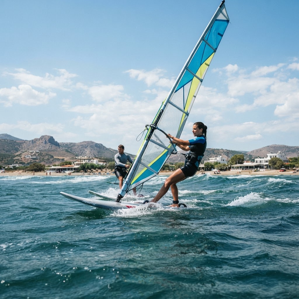 Windsurfing στην Αρτέμιδα: γιατί ο Νότιος Ευβοϊκός είναι ιδανικό σημείο εκμάθησης