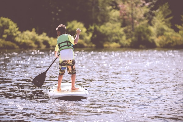 Paddleboard on the water
