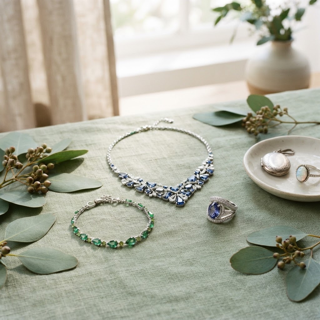 Monthly Brief: The Shift Toward Colored Gemstones and Silver Tones