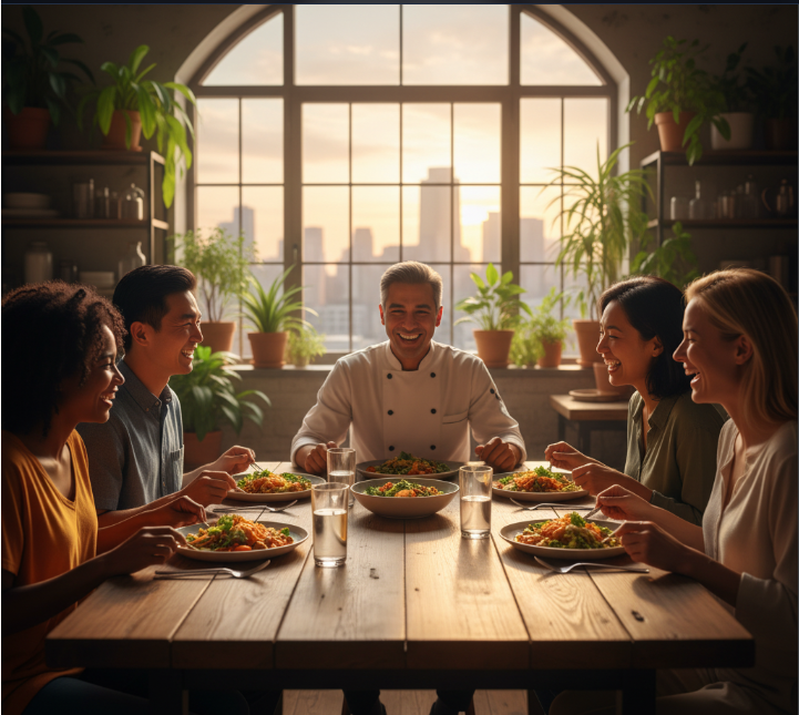 Planetary Chef communal table