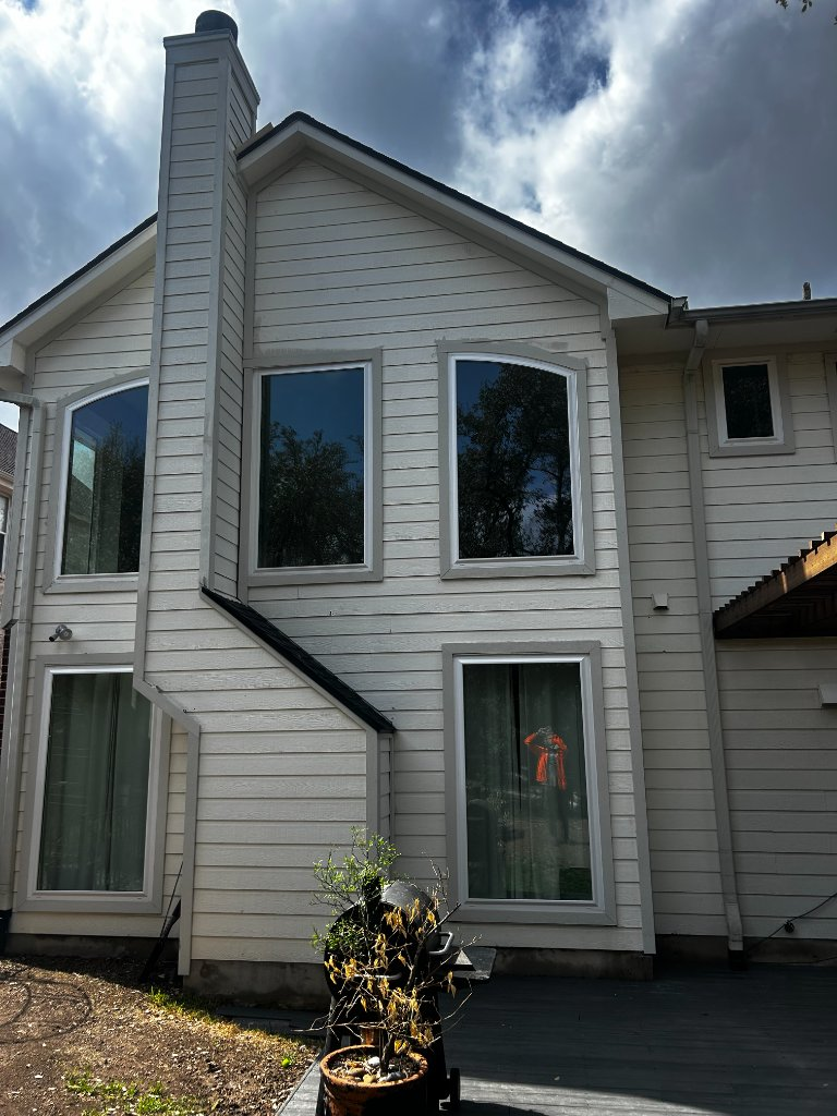 limestone house siding cleaning pressure washing Austin TX — Pressure's On Powerwashing — after