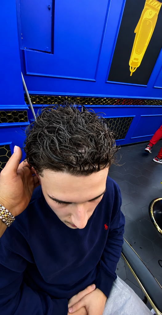 Deluxe Barbier – Frisur Detailaufnahme