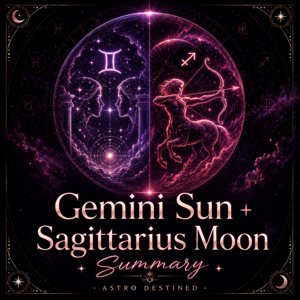 Gemini Sun Sagittarius Moon