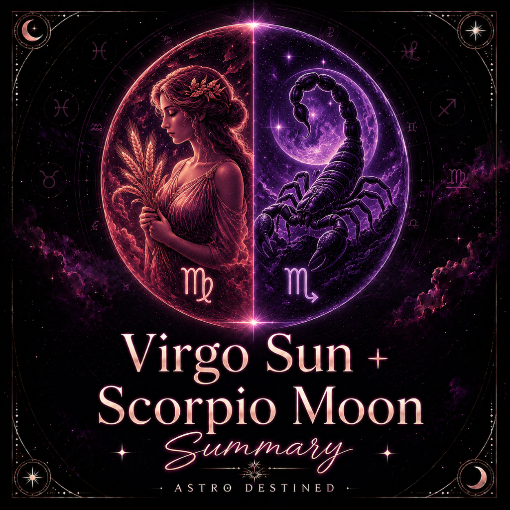 Virgo Sun Scorpio Moon