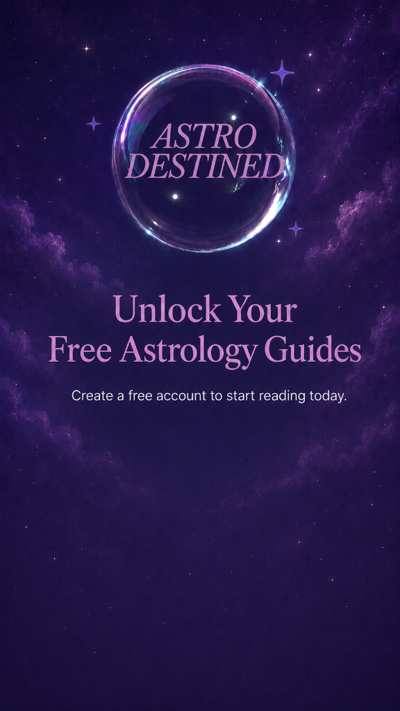 Astro Destined: Sign up for free astrology guides