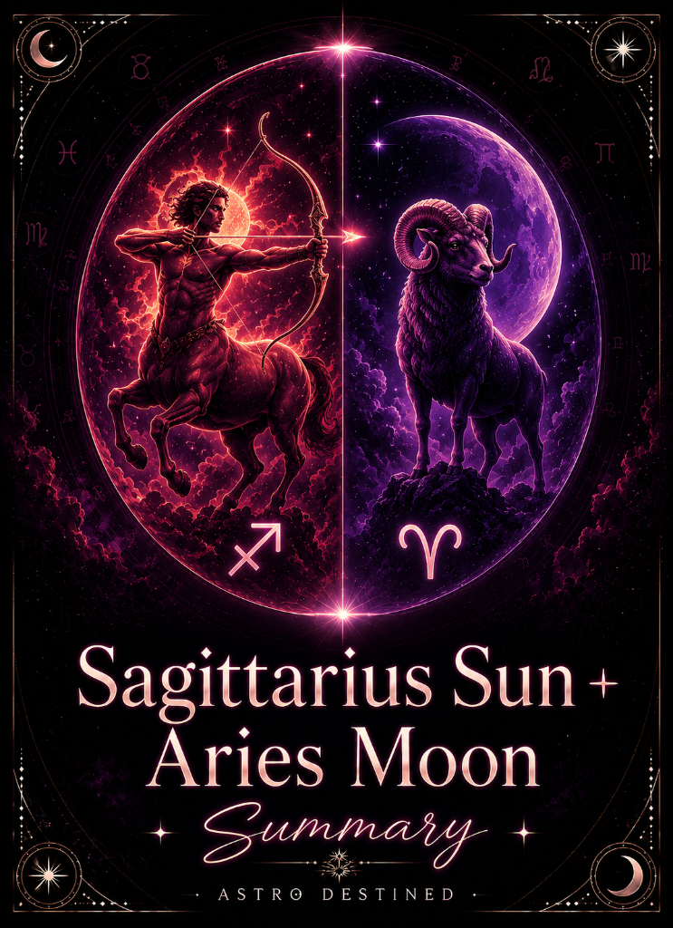 Sagittarius Sun Aries Moon