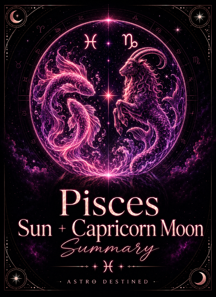 Pisces Sun Capricorn Moon