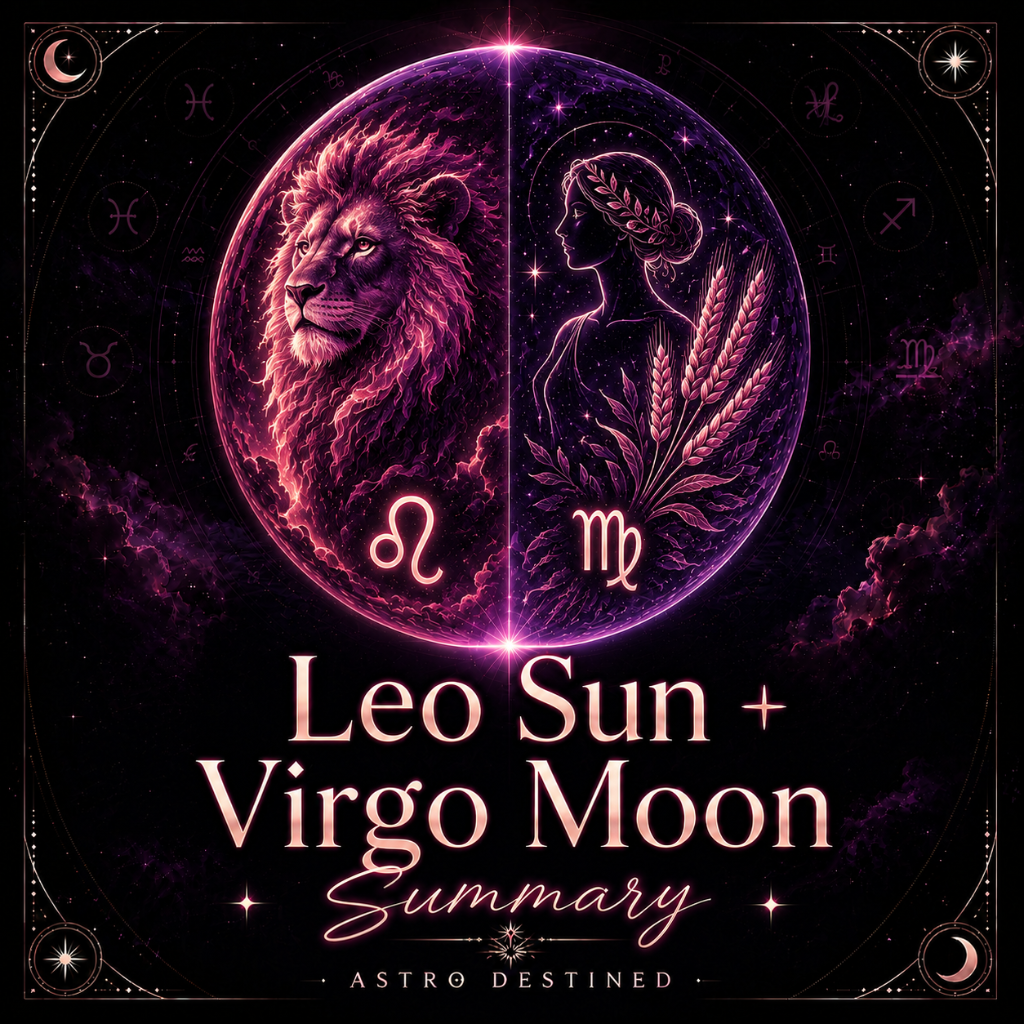 Leo Sun Virgo Moon
