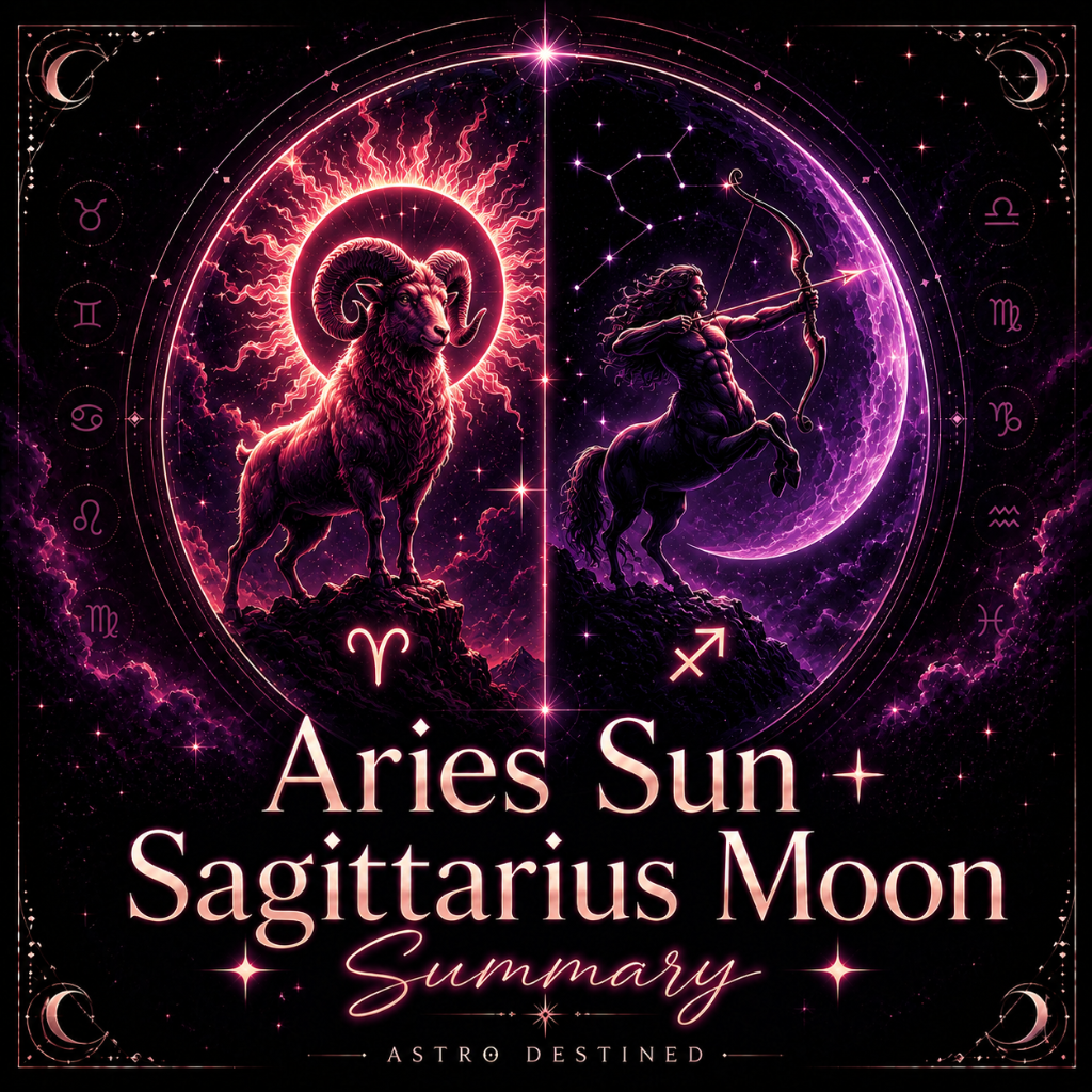 Aries Sun Sagittarius Moon: A Decisive Personality