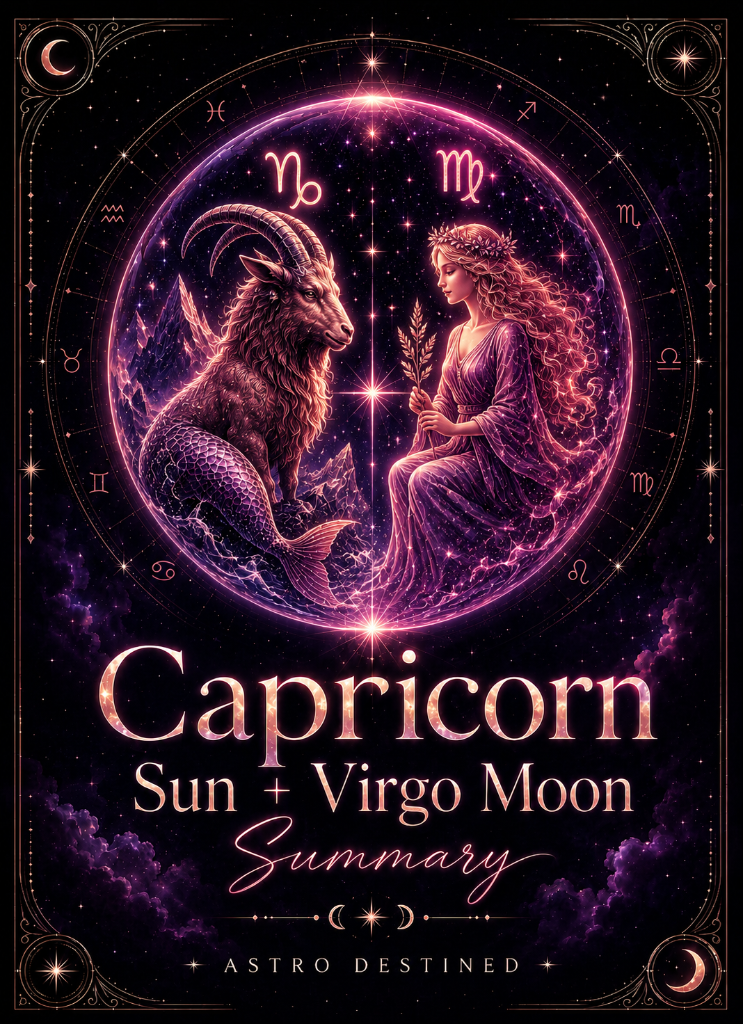 Capricorn Sun Virgo Moon