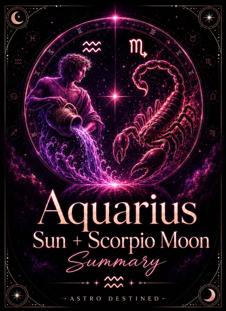 Aquarius Sun Scorpio Moon