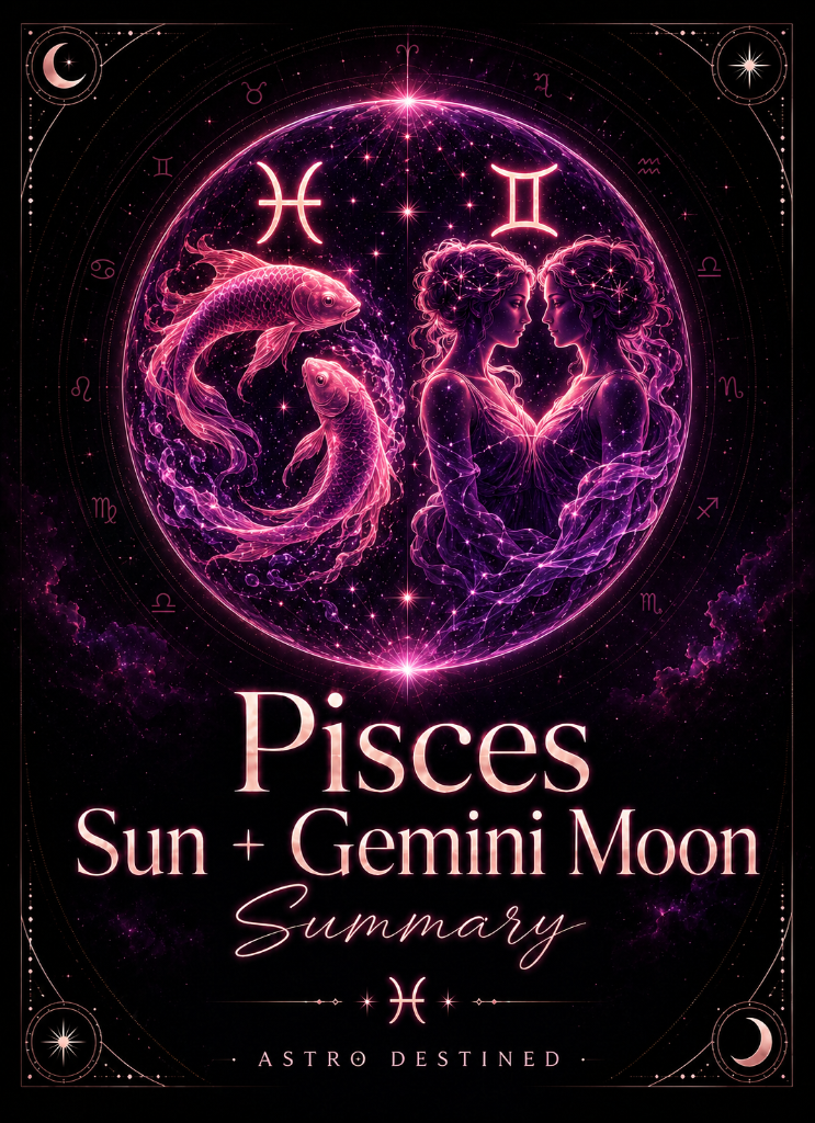Pisces Sun Gemini Moon