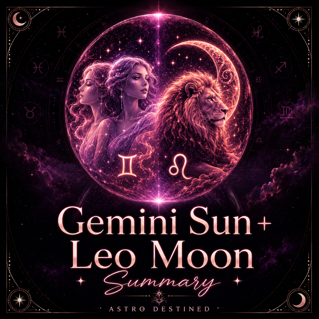 Gemini Sun Leo Moon