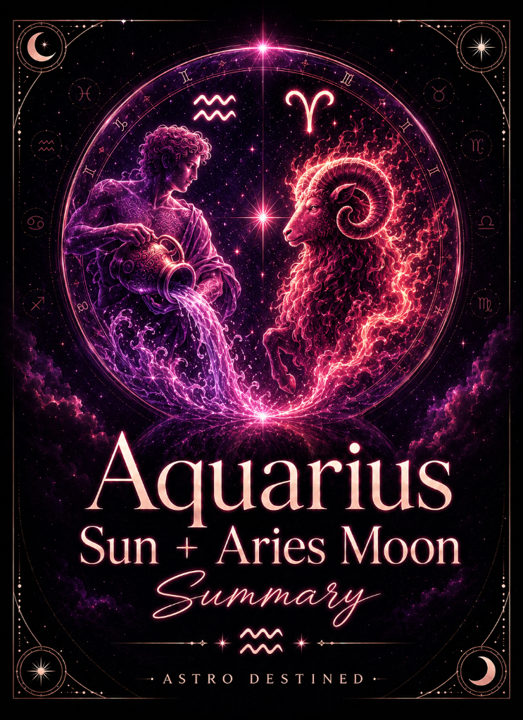 Aquarius Sun Aries Moon