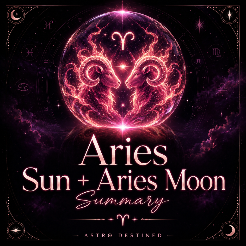 Aries Sun Aries Moon: An Admirable Personality
