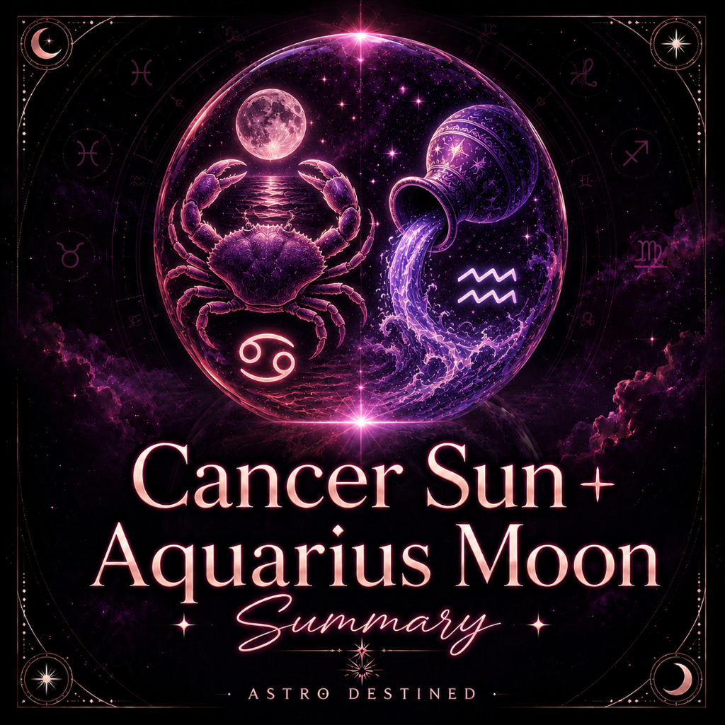 Cancer Sun Aquarius Moon: A Malleable Personality