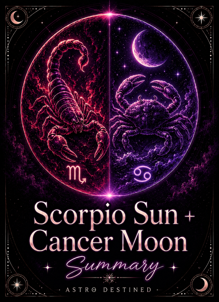 Scorpio Sun Cancer Moon