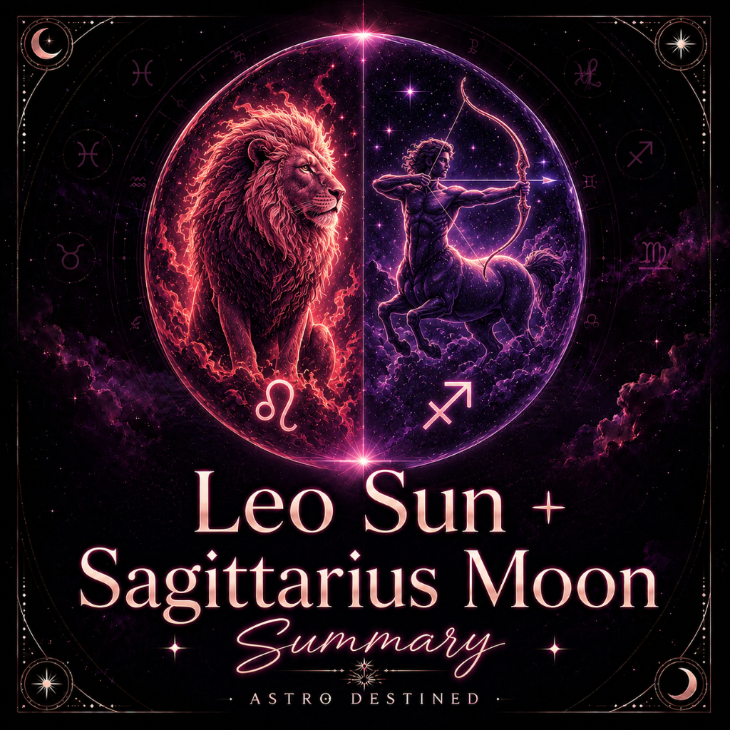 Leo Sun Sagittarius Moon