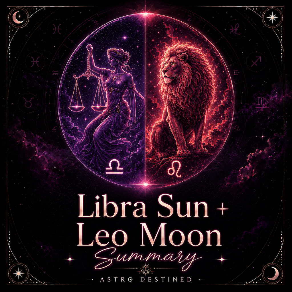Libra Sun Leo Moon