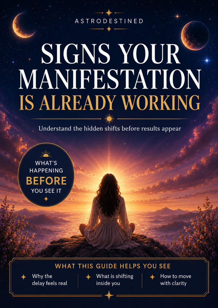 Signs Your Manifestation Is Already Working