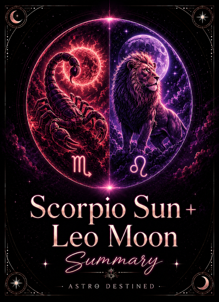 Scorpio Sun Leo Moon