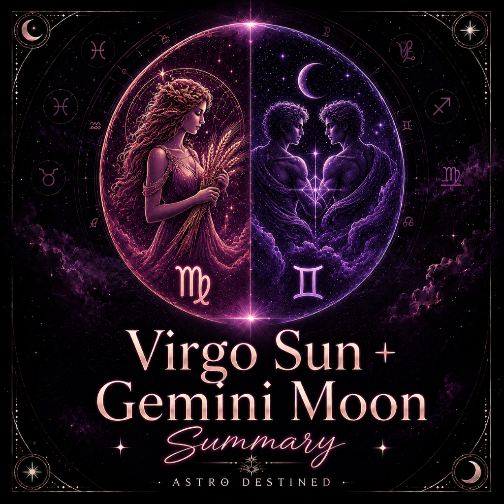 Virgo Sun Gemini Moon