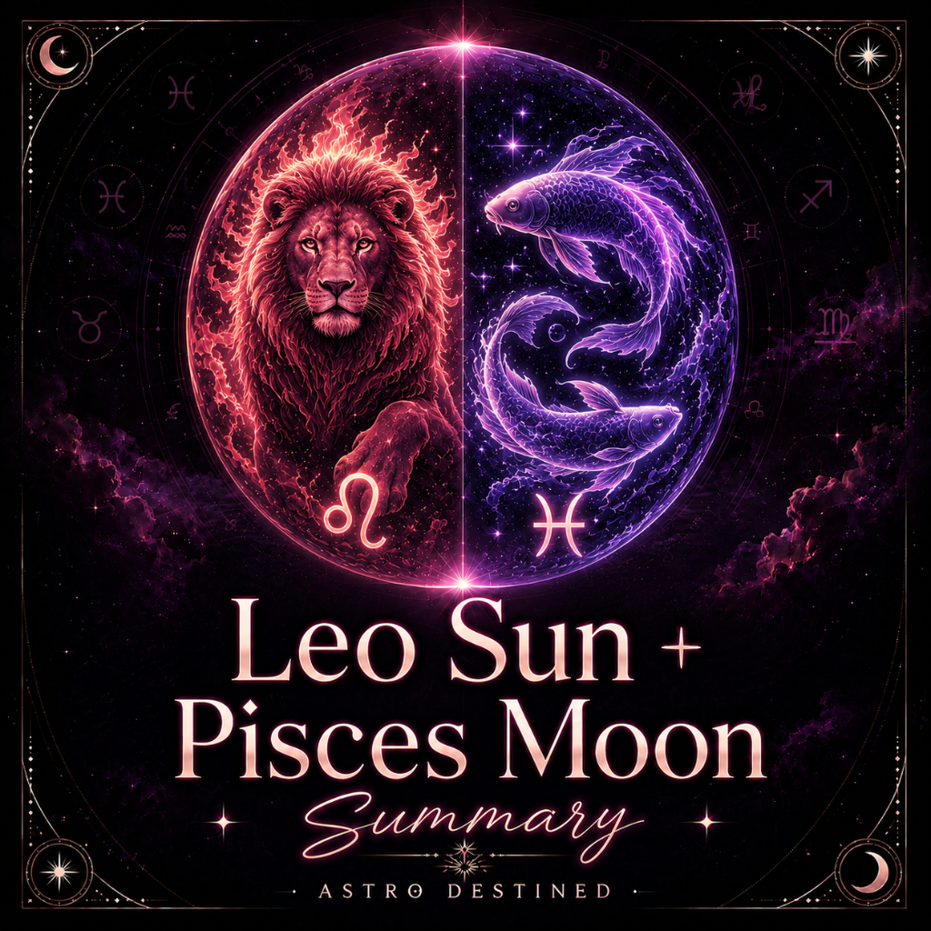 Leo Sun Pisces Moon