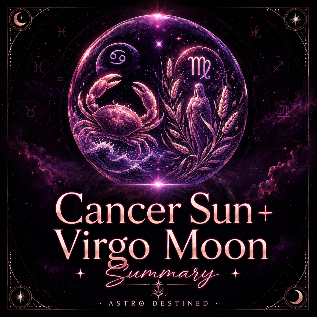 Cancer Sun Virgo Moon: A Practical Personality