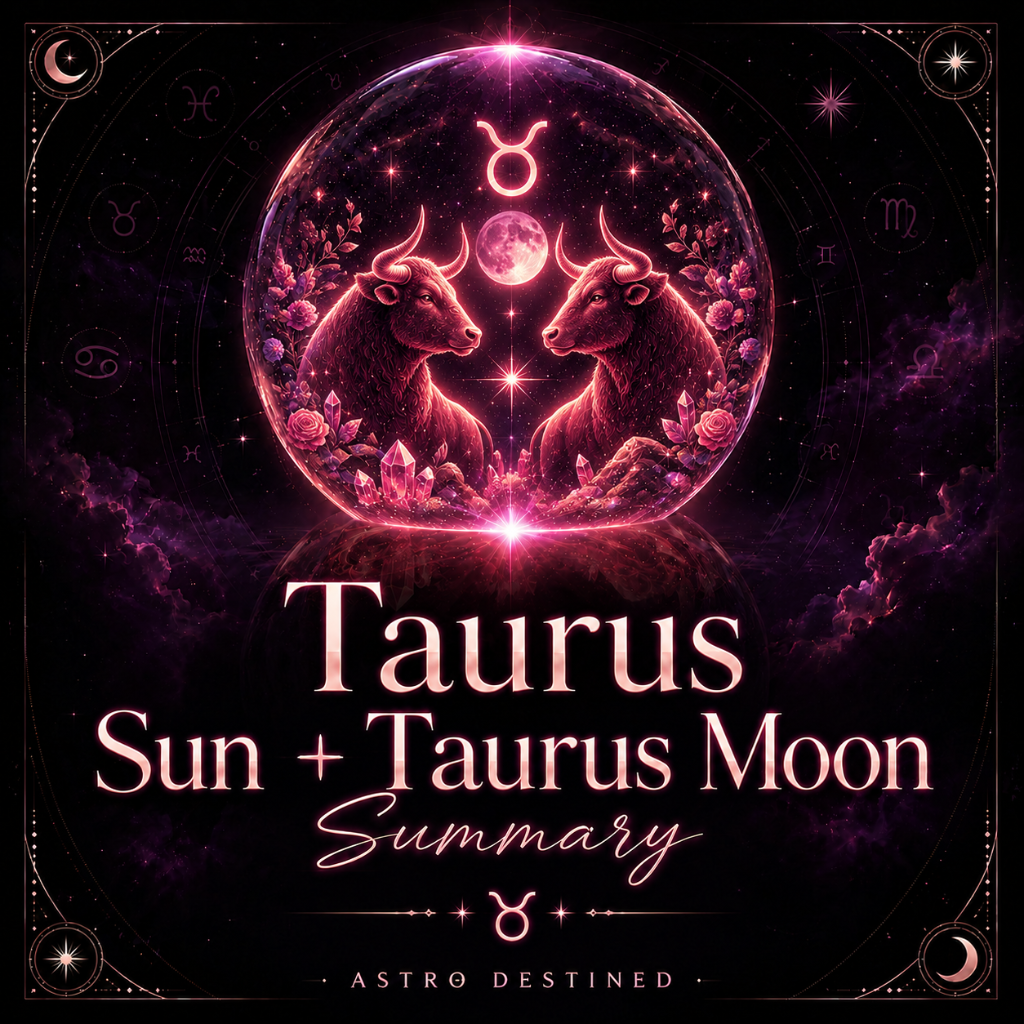 Taurus Sun Taurus Moon