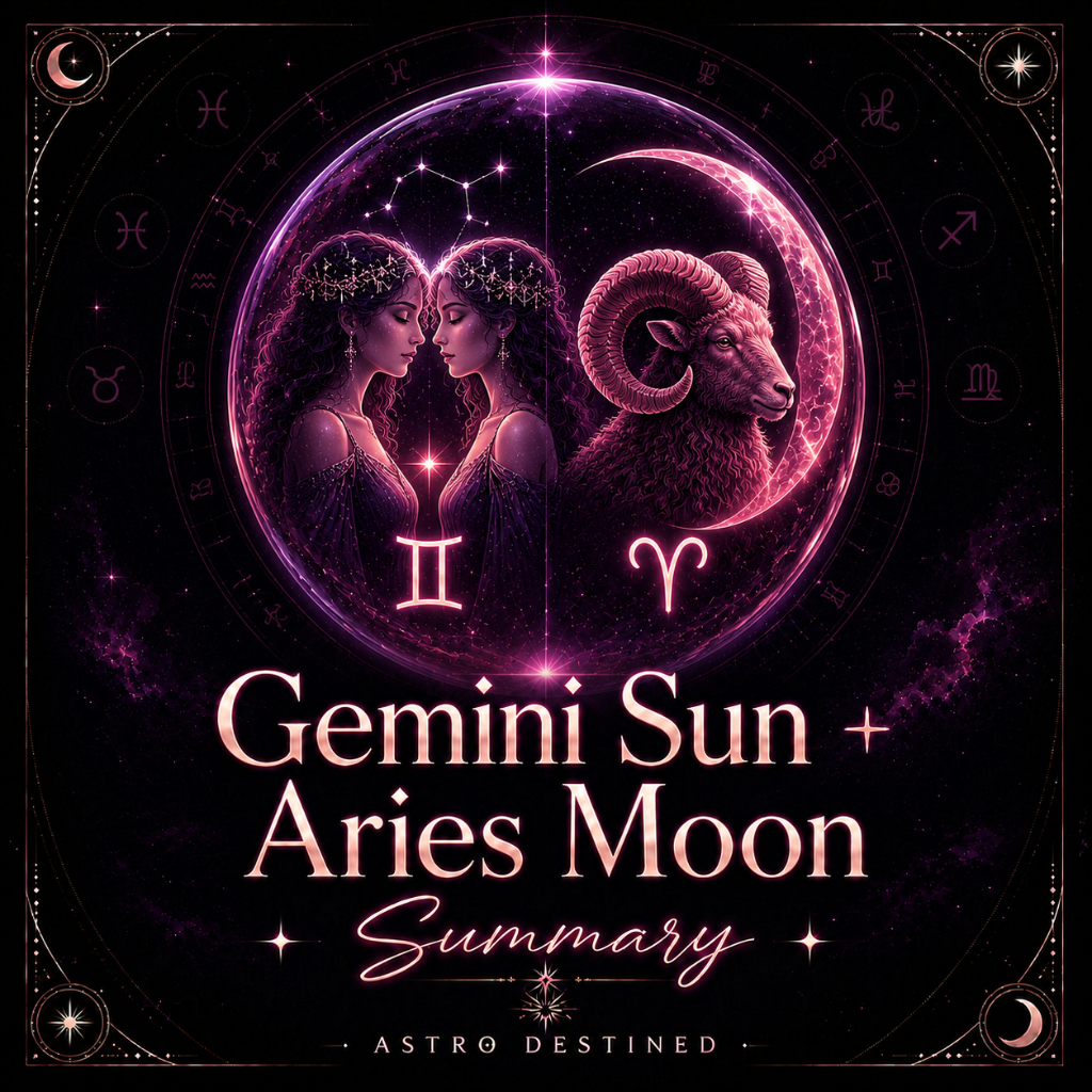 Gemini Sun Aries Moon
