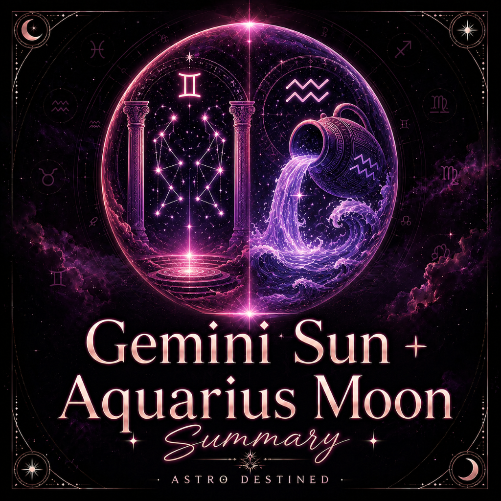 Gemini Sun Aquarius Moon