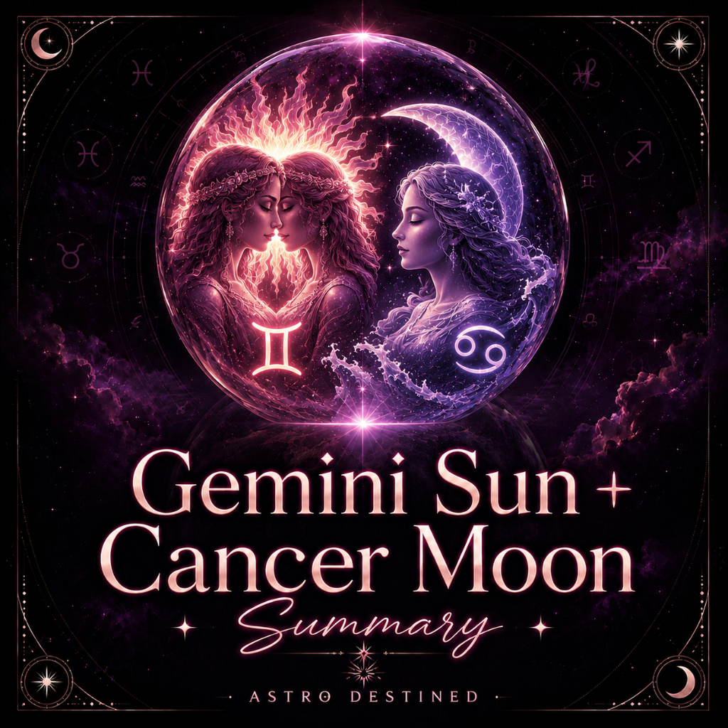 Gemini Sun Cancer Moon
