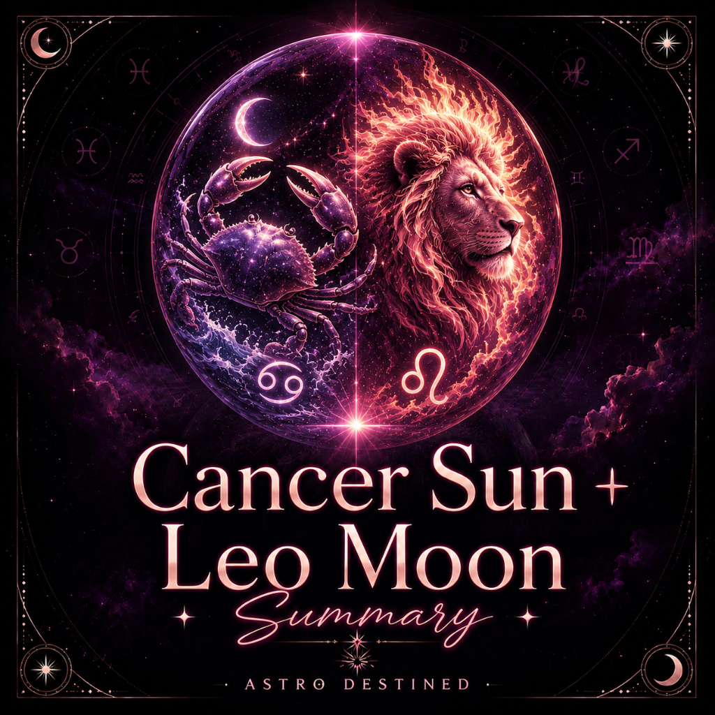 Cancer Sun Leo Moon: A Strong Personality