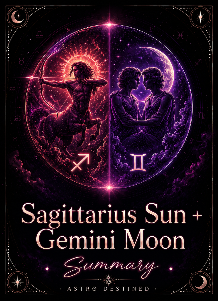 Sagittarius Sun Gemini Moon