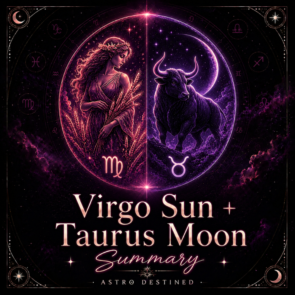 Virgo Sun Taurus Moon